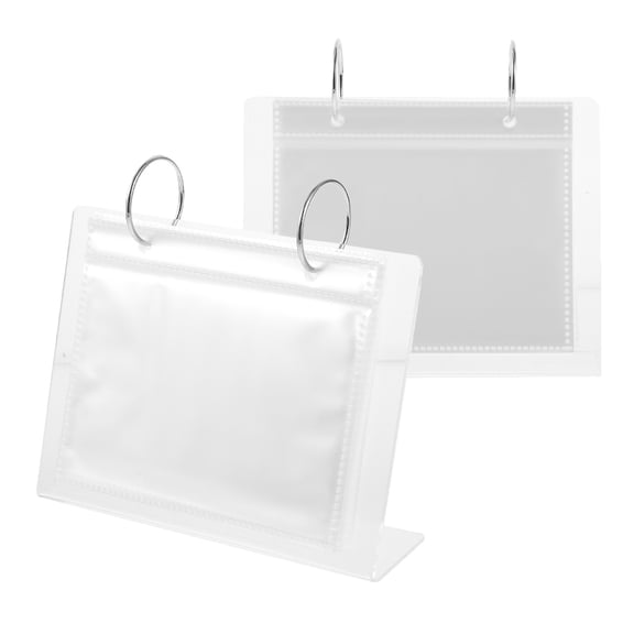 SWETRACE 2pcs Square Photo Album Acrylic Photo Display for Families