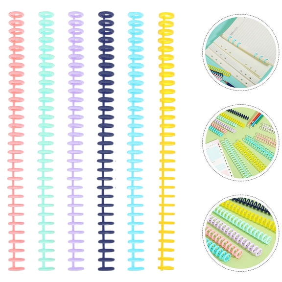 SWETRACE Cinch Binding Machine Ring Binding Comb Plastic 30Pcs for Planner Binding Green