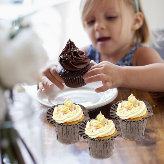 SWETRACE Muffin Baking Cups Conical Elegant Pieces 3.1 x 3.1 x 2.0 Inches