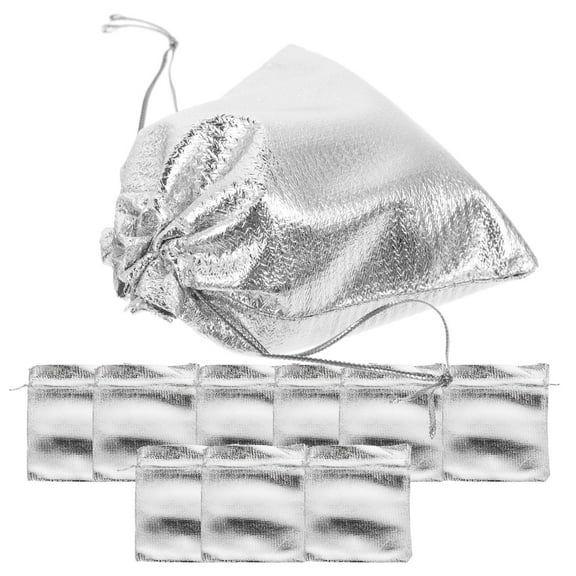 SWETRACE 30Pcs Rectangular Cloth Drawstring Bags for Birthday Parties and Christmas 4.7x3.5in