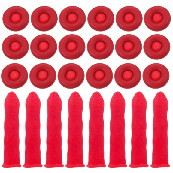 SWETRACE 30Pcs Red Latex Caulk Cap for Sealing and Adhesive Protection