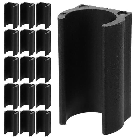 SWETRACE 30pcs Small Chair Bottom Pads Plastic Chair Foot Pads Black for Noise Reduction