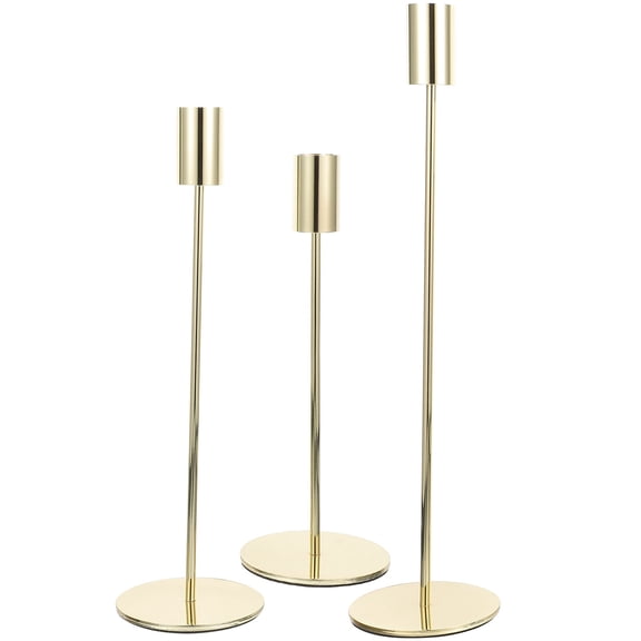 SWETRACE Center Table Decor Metal Golden Party 3Pcs 10.8X3.1X0.9In