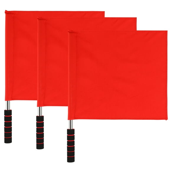 SWETRACE 3Pcs Cloth Racing Flags for Match Signals and Sports Events 46.0x34.0x32.0in