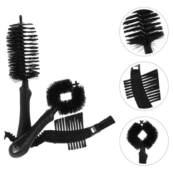 SWETRACE 3Pcs Portable Motorcycle Chain Cleaner with Multi Function Brush for Compact Bike Supplies