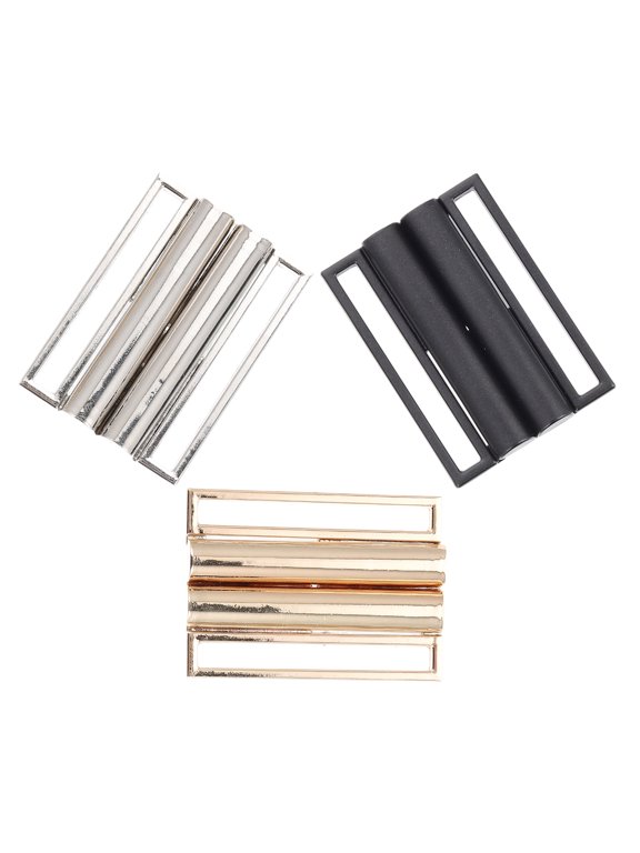 3Pcs Metal Buckle Accessories for Coats Jackets Adjustable Side Release Buckle for Waist