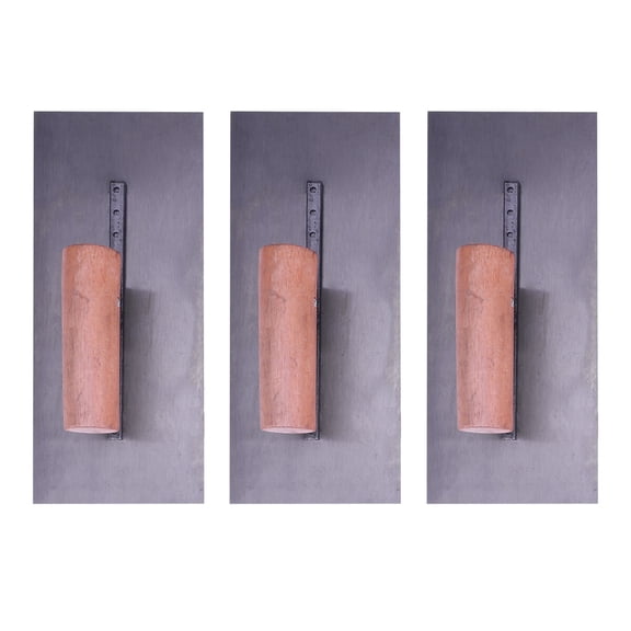 SWETRACE 3Pcs Multi Steel Wood Rectangular Trowel for Concrete Shaping and Bricklaying
