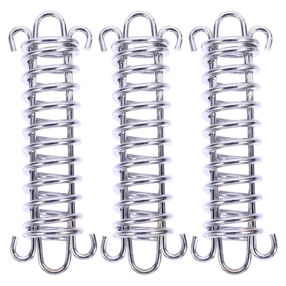 SWETRACE 3Pcs Outdoor Spring Buckle for Beach Tent Accessories Strong Elasticity Fastener 11x2.5cm