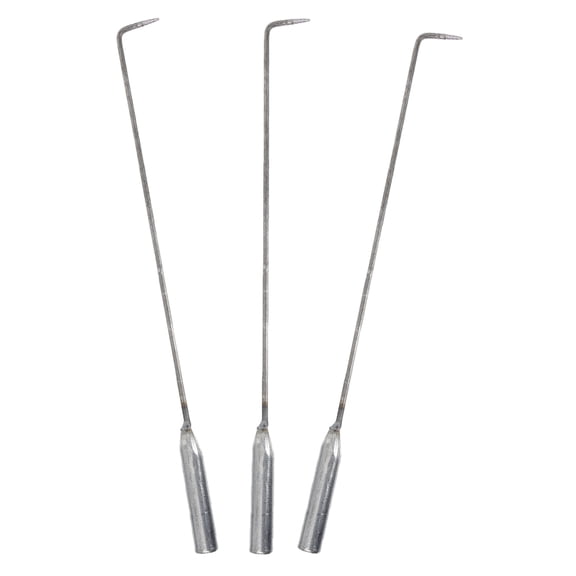 SWETRACE 3Pcs Steel Fire Pit Tools Set for Camping Outdoor Fireplace and Bbq Accessories