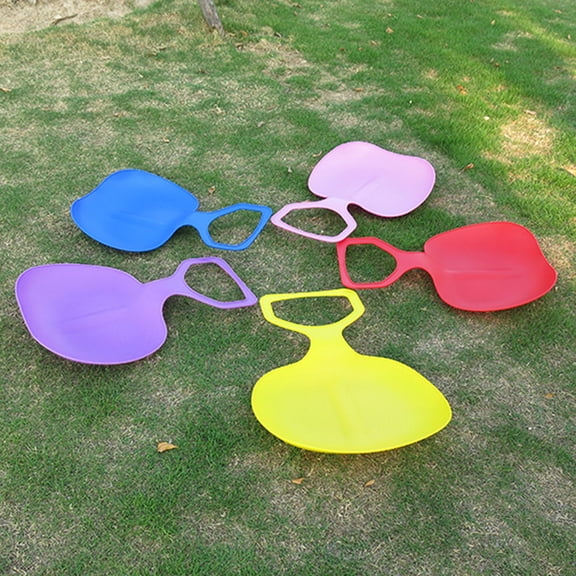 SWETRACE Grass-Sliding Board Assorted Color Sturdy Handle Design for Skiing 3Pcs