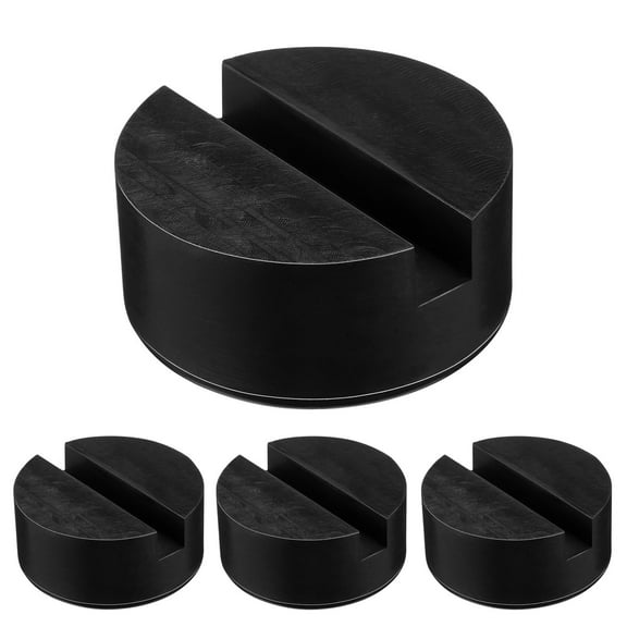 SWETRACE 4Pcs Multipurpose Rubber Jack Support Pads for Vehicle Lifts and Rv Stabilizer Use
