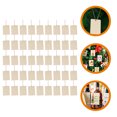 thumbnail image 1 of SWETRACE 45-Pcs Wood Craft Material for Diy Hanging Crafts and Graffiti Wooden Slices Beige Blank Wood Pieces, 1 of 8