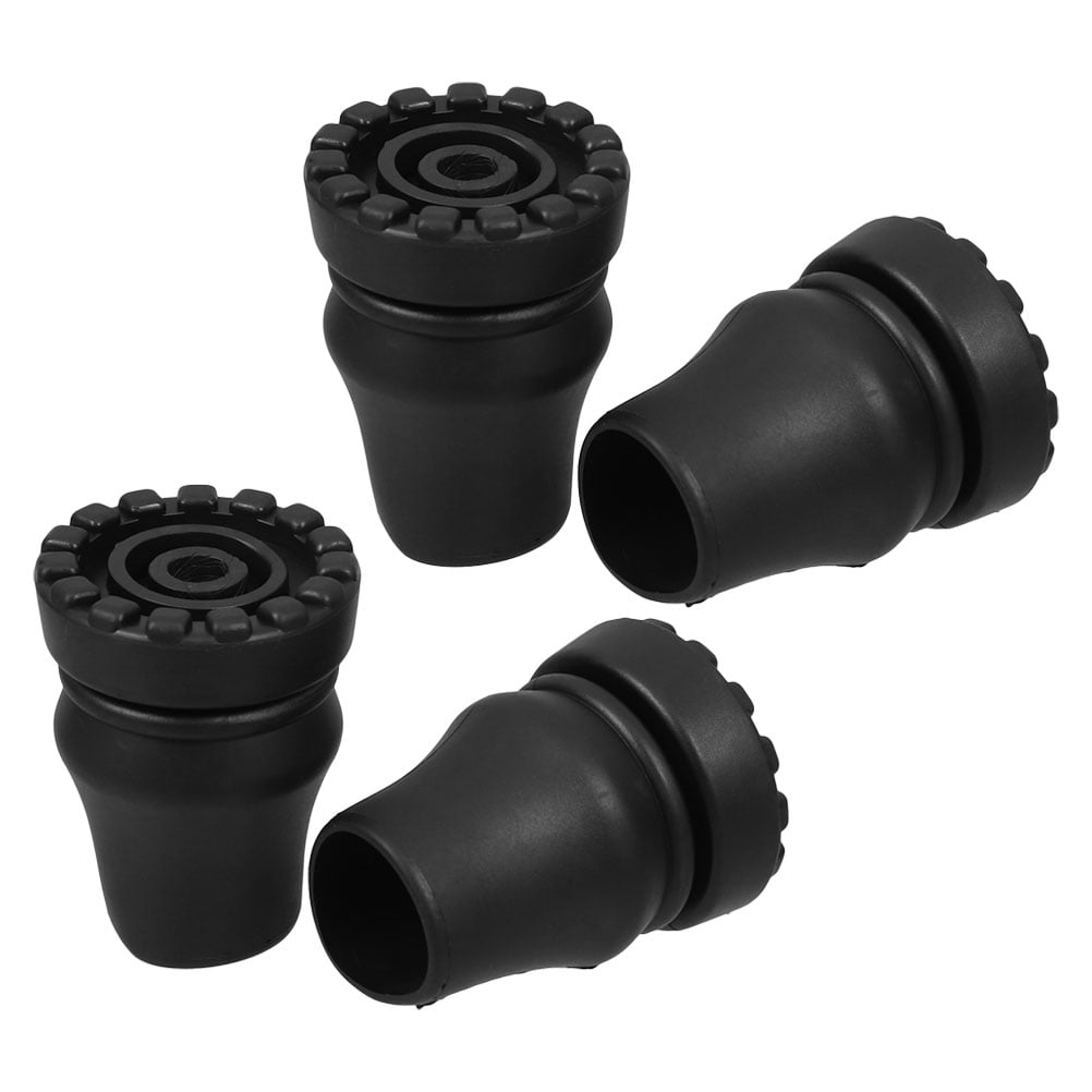 SWETRACE 4Pcs Crutch Pads Rubber Cane Tips for Stability and Enhanced Safety in Daily Use