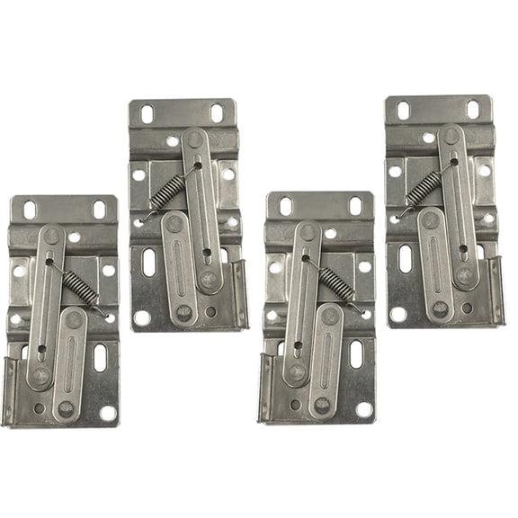 SWETRACE 4-Pack Furniture Cupboard Door Hinges, Cabinet Hardware, 2.5x4.55x9.7CM for Home Improvement