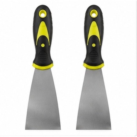 SWETRACE 4Pcs Durable Stainless Steel Scraper Tools for Filling Cracks and Removing Wallpaper