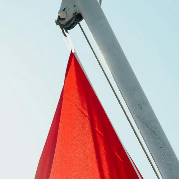 SWETRACE 4Pcs Flagpole Clips for Attaching Flags to Poles and Preventing Swinging