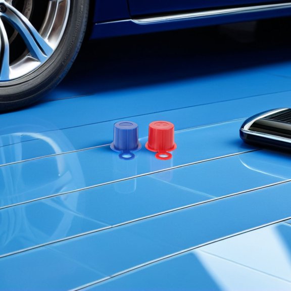 SWETRACE 4Pcs Plastic Battery Terminal Protector Caps for Car Battery Post Safe Insulation Use