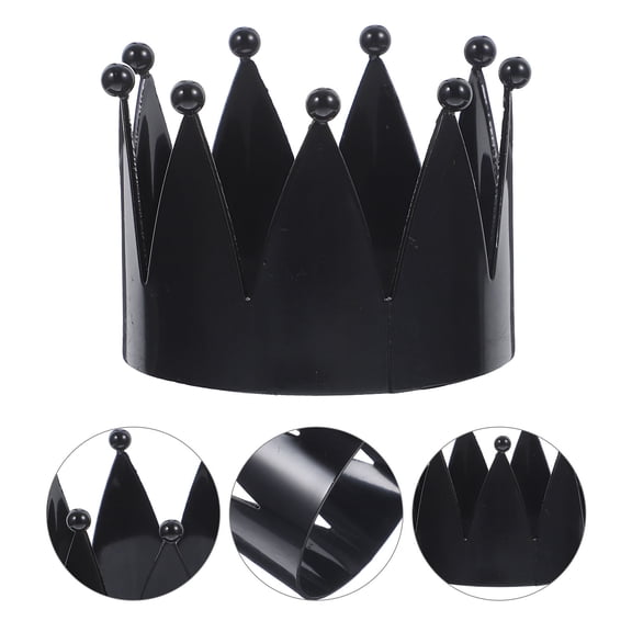 SWETRACE 4Pcs Valentine's Day Table Napkin Rings Crown Shape Table Centerpiece Decor