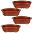 thumbnail image 1 of SWETRACE 4pcs Bonsai Pots Decorative Flower Containers With Drainage For Home Office Balcony For Succulents And Plants, 1 of 8