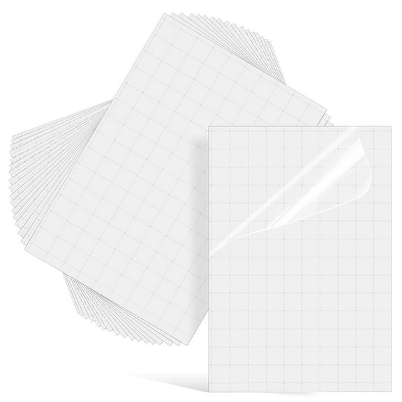 SWETRACE 50 Sheets Photo Sealing Sheets Self Adhesive PVC for Photographers
