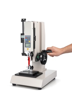 500N Digital Force Gauge Push Pull Meter with Platform Stand Manual Test Stand for Laboratory Quality Control Tensile Strength Testing