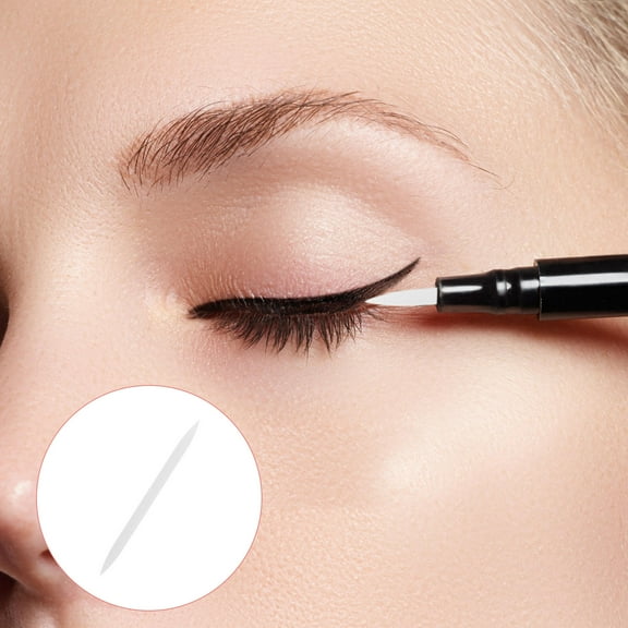 SWETRACE 50Pcs Makeup Applicator Eyeliner Tool White Silicone Special Occasions