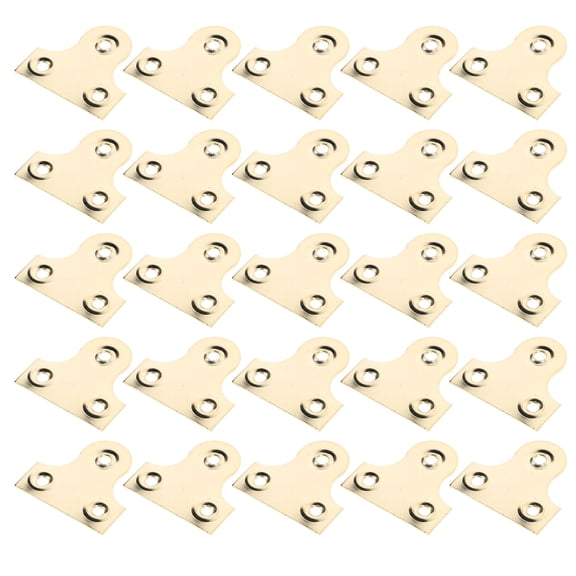 SWETRACE Curved Iron Photo Frame Brackets, Golden, Easy to Use, Durable, for Home, 50Pcs