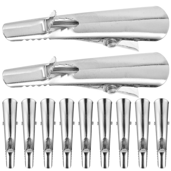 SWETRACE Metal Clips for Hanging Clips Silver Stainless Steel 50Pcs