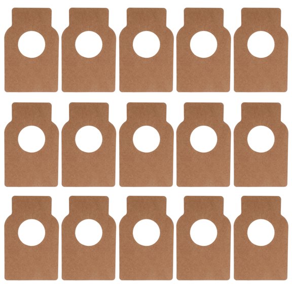 SWETRACE 50pcs Blank Kraft Paper Wine Bottle Labels for Cellars and Events
