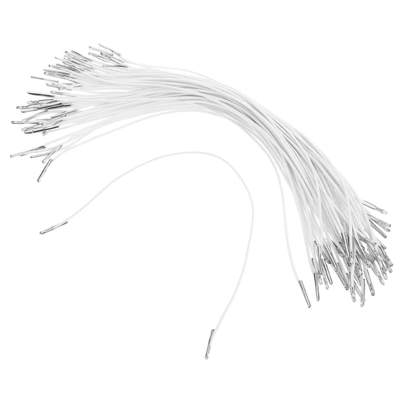 SWETRACE 50pcs Elastic Cords designed for securing items in White ideal for General Users and Masks Back to School
