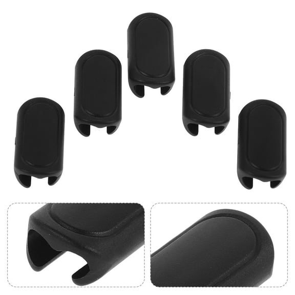 SWETRACE Bike Shift Cable Clamp Set, Black, 5 Pieces - Secure Shifter and Cable Fixing Accessories