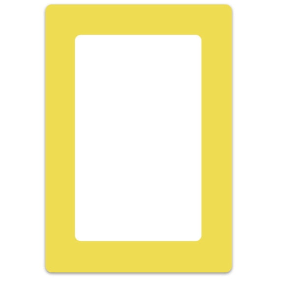 SWETRACE 5Pcs Flexible PVC Magnetic Photo Frames for Home Photo Decoration in Assorted Colors