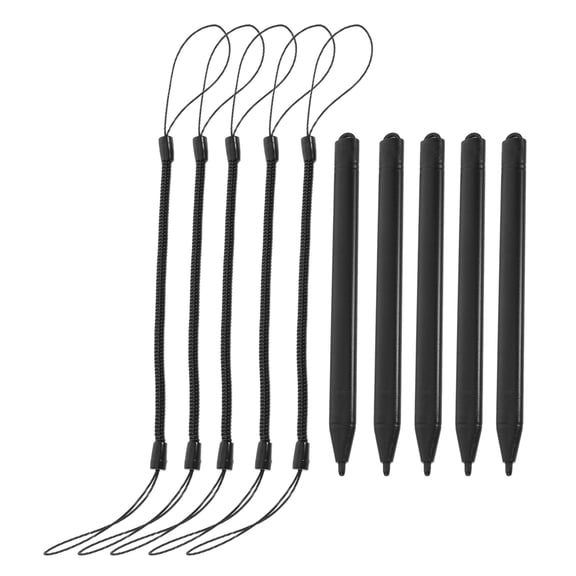 SWETRACE 5Sets Resistive Screen Stylus Pen with Spring Rope Portable Touch Screen Pen for Office