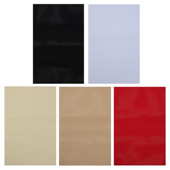 SWETRACE 5pcs Sheet Cotton Cross Stitch Fabric For Garment Crafts Embroidery Projects Easy To Cut For Diy Creativity
