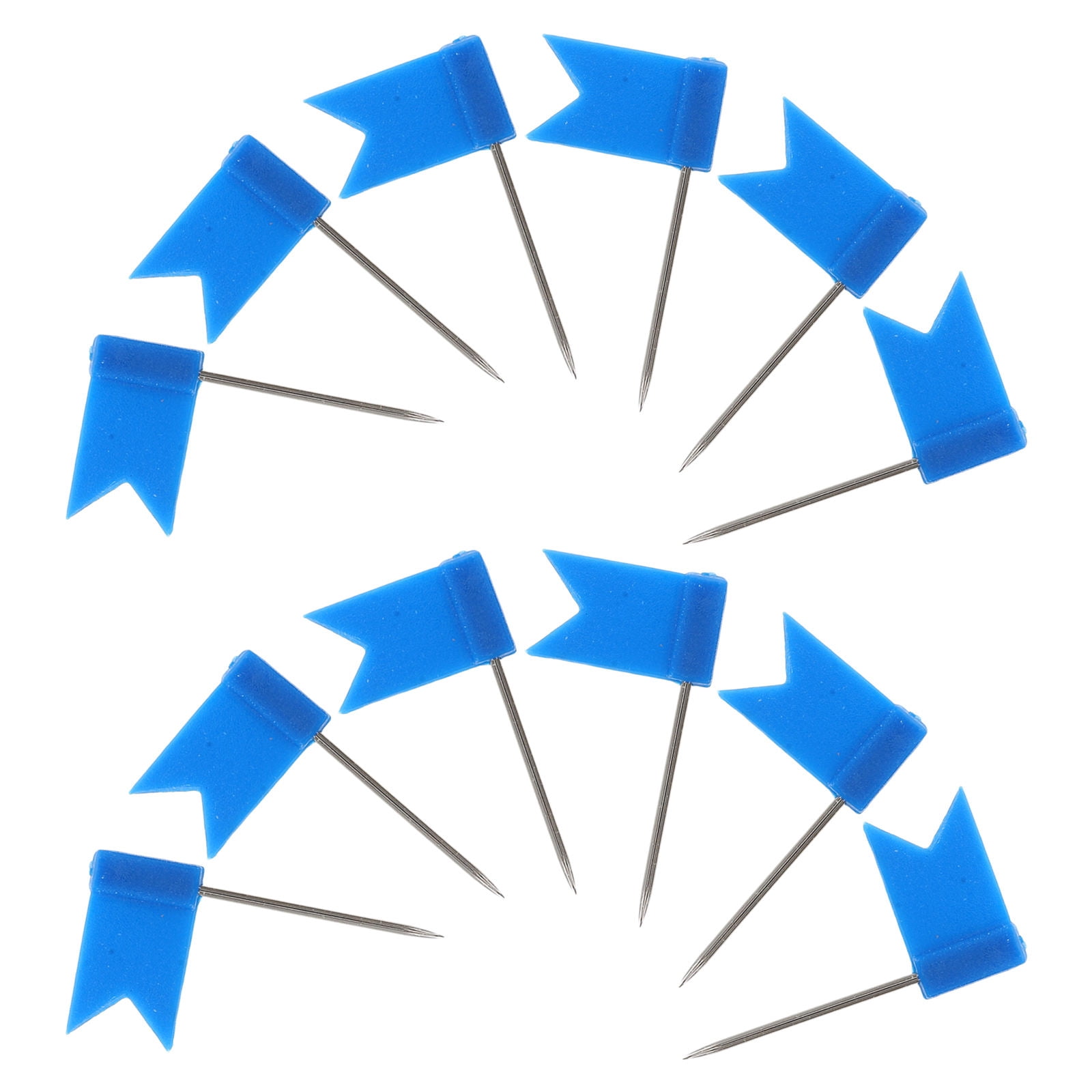 Pin Address On Map SWETRACE 60Pcs Map Push Pins Blue Flag Shape Decorative Marking Pins ...