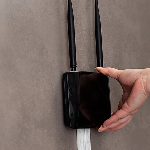 SWETRACE 6 Pairs Wall Cable Organizer White ABS for Router