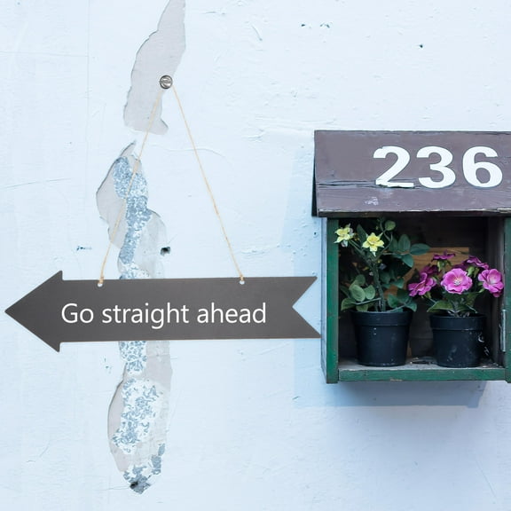 SWETRACE 6Pcs Direction Sign Blank Design for Home Decoration