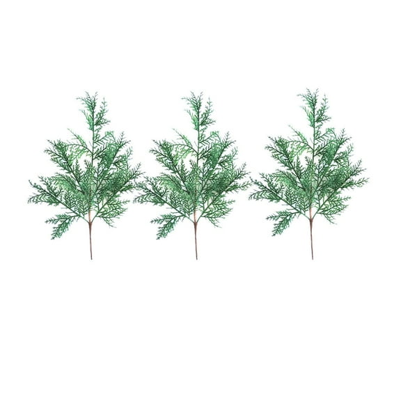 SWETRACE Artificial Plants Tree Artificial Pine and Cypress Branches Green 6Pcs