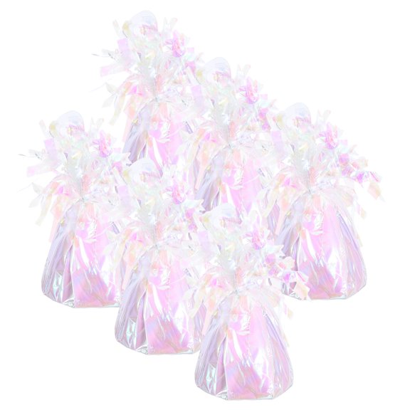 SWETRACE 6Pcs Foil Balloon Weights for Wedding and Party Balloon Bouquet with Heavy Duty Support Multi Color
