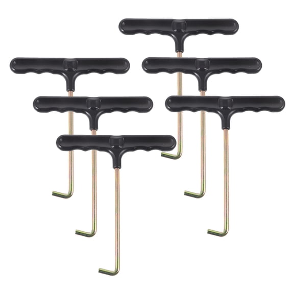 SWETRACE 6Pcs Portable Lace Tightener Puller Tool For Ice Skate Lace Hook Using For Hockey