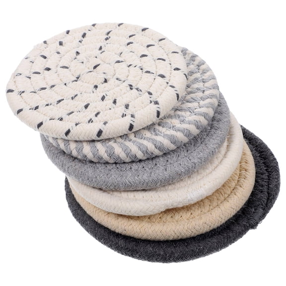 SWETRACE Table Place Mats Coaster Cotton 6Pcs Assorted Color