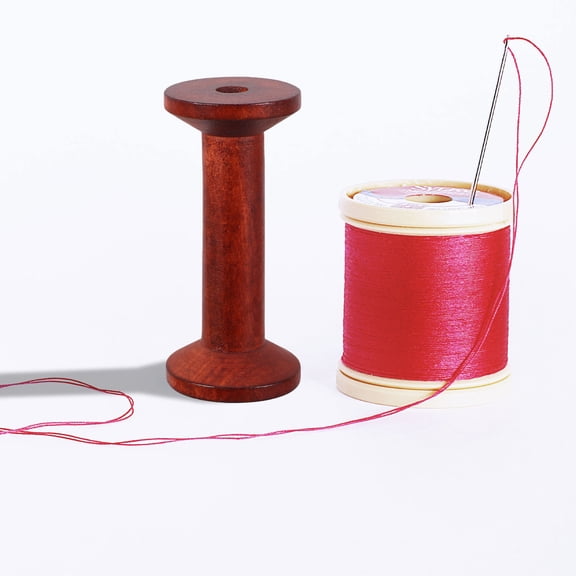 SWETRACE 6Pcs Yarn Weaving Bobbins Wooden Versatile Use for Home Sewing and Workshop Projects