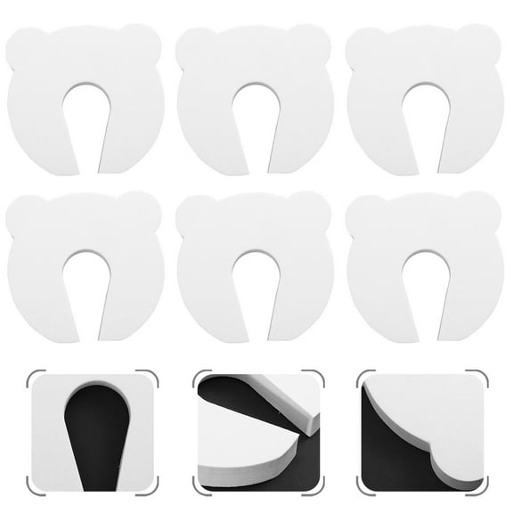SWETRACE 6pcs Baby Safety Door Stopper Door Block Wall Protector Pinch Guards