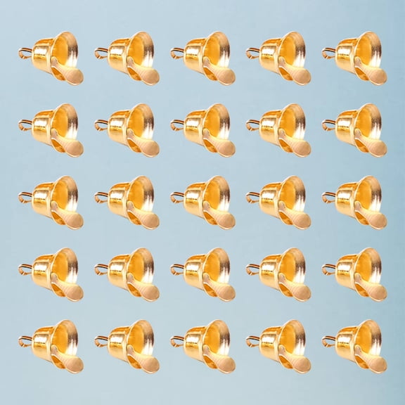 SWETRACE 80Pcs Mini Bells Pendants Metal Decorative Bells for Craft and DIY Projects