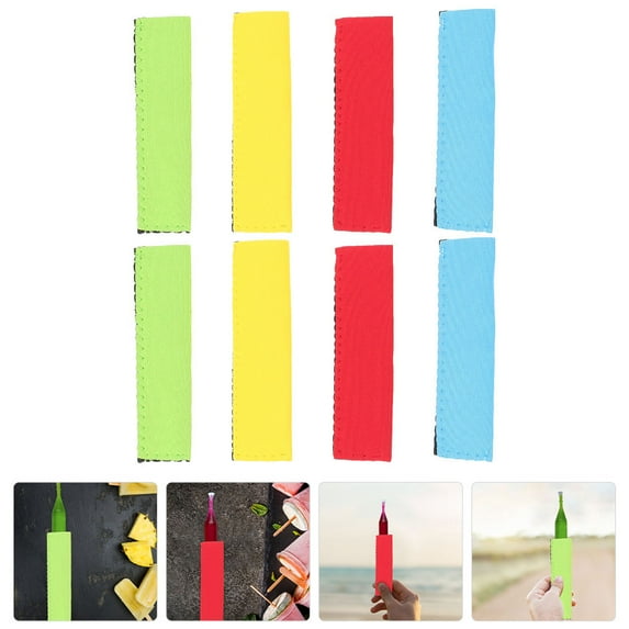 SWETRACE 8Pcs Ice Cream Insulation Covers Reusable For Summer Use