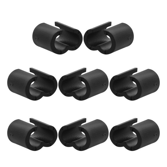 SWETRACE 8Pcs Mountain Bike Cable Clips Black Plastic Brake and Shift Cable Holders