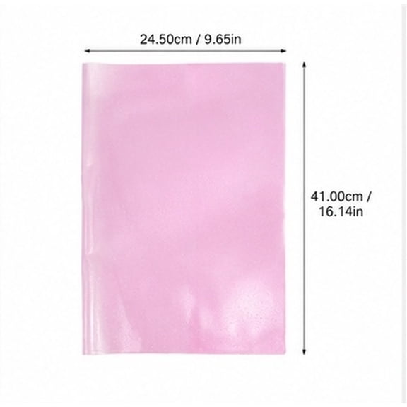 SWETRACE 8pcs A5 Jelly Glitter Book Cover Waterproof PVC Sleeve for Planner