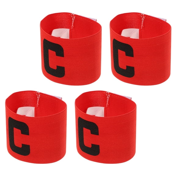 SWETRACE 4Pcs Professional Football Armbands Soccer Captain Bands Made with Sturdy Anti Wear Materials