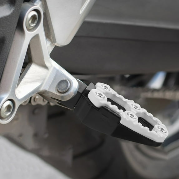 SWETRACE Aluminum Alloy Foot Pegs 1 Pair Multi Color Anti Slip Durability Suitable for Adult Men Motorcycle Accessories