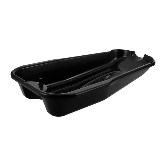 SWETRACE Auto Maintenance Oil Drain Tray Black Plastic Leak Proof Fluid Collector for Garage Use